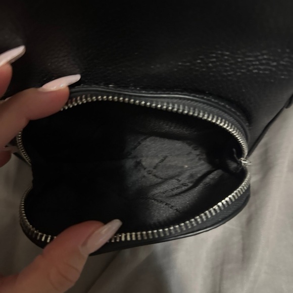 Michael Kors Pebbled Black Backpack - Picture 3 of 5